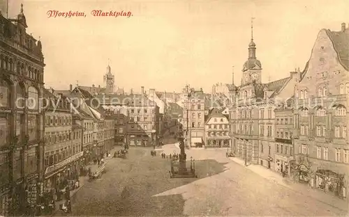 Pforzheim Marktplatz Kat. Pforzheim