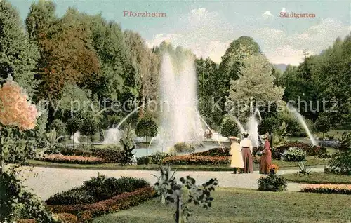 Pforzheim Stadtgarten Kat. Pforzheim