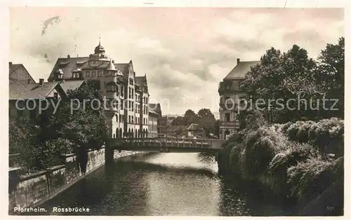 Pforzheim Rossbruecke Kat. Pforzheim