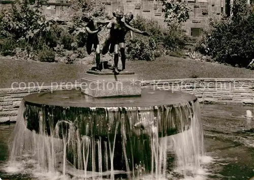 Pforzheim Dreitaelerbrunnen Kat. Pforzheim