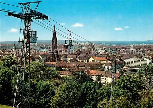 Freiburg Breisgau Schlossbergseilbahn Kat. Freiburg im Breisgau