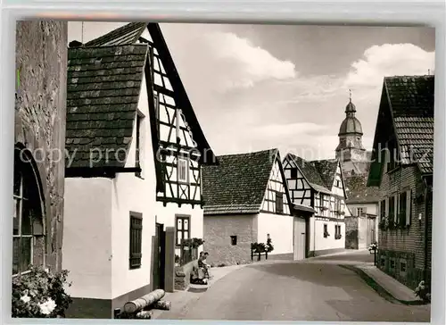 Ilbesheim Landau Dorfstrasse Fachwerkhaeuser Kat. Ilbesheim bei Landau (Pfalz)