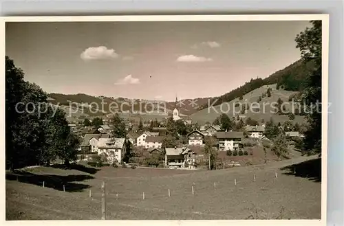 Oberstaufen Gesamtansicht Allgaeuer Alpen Kat. Oberstaufen