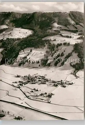 Thalkirchdorf Wintersportplatz Allgaeuer Alpen Thorbecke Luftbild Kat. Oberstaufen