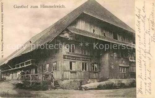 Hoellental Schwarzwald Gasthof zum Himmelreich  Kat. Buchenbach