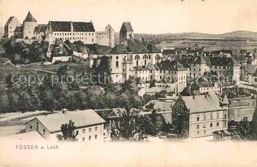 Fuessen Allgaeu Schloss Kirche Kat. Fuessen