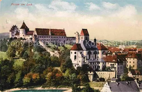 Fuessen Allgaeu Schloss Kloster Mang Kat. Fuessen