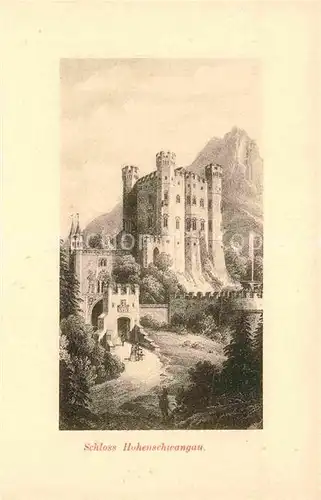 Hohenschwangau Schloss Hohenschwangau Kat. Schwangau