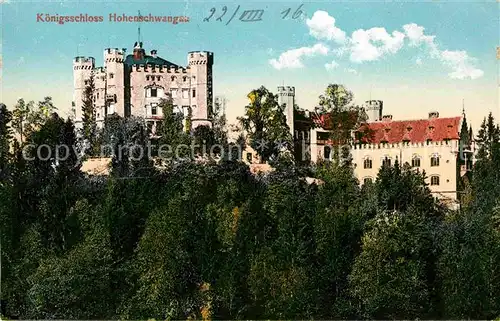 Hohenschwangau Koenigsschloss Hohenschwangau Kat. Schwangau