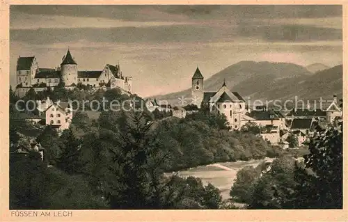 Fuessen Allgaeu Schloss Lechpartie Kat. Fuessen