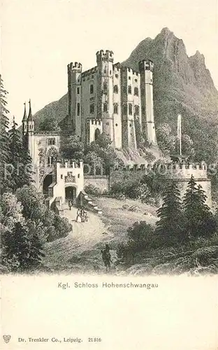 Hohenschwangau Kgl Schloss Hohenschwangau Kat. Schwangau