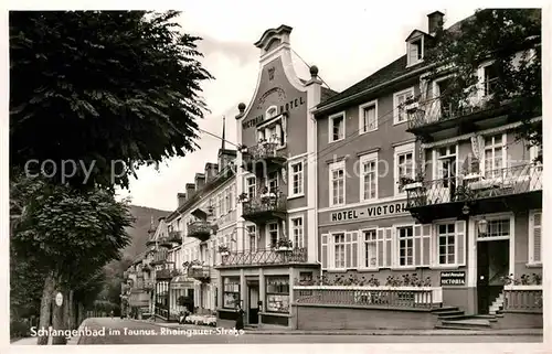 Schlangenbad Taunus Rheingauer Strasse Kat. Schlangenbad