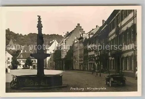 Freiburg Breisgau Muensterplatz Kat. Freiburg im Breisgau