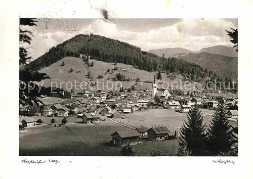 Oberstaufen Panorama Kat. Oberstaufen