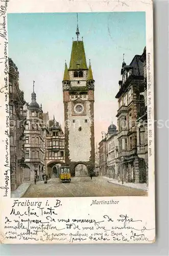 Freiburg Breisgau Martinsthor Kat. Freiburg im Breisgau