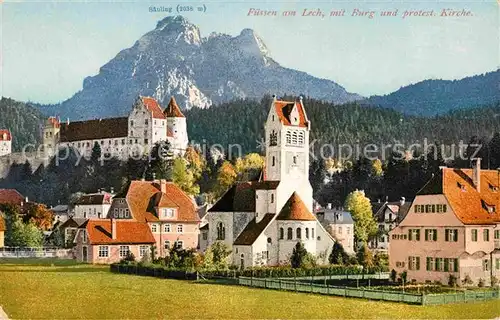 Fuessen Allgaeu Schloss Saeuling Kat. Fuessen