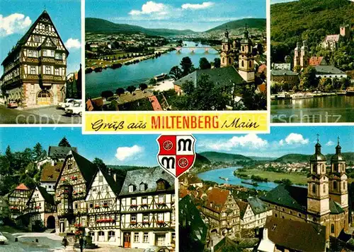 Miltenberg Main Fachwerkhaeuser Kat. Miltenberg