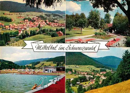 Mitteltal Schwarzwald Schwimmbad Minigolf Kat. Baiersbronn