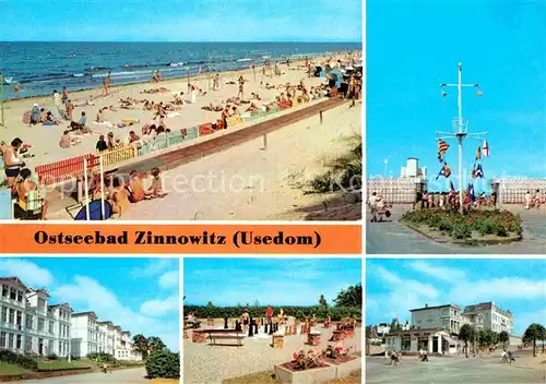 Zinnowitz Ostseebad Strand Ferienheim der IG Wismut Karl Marx Strasse