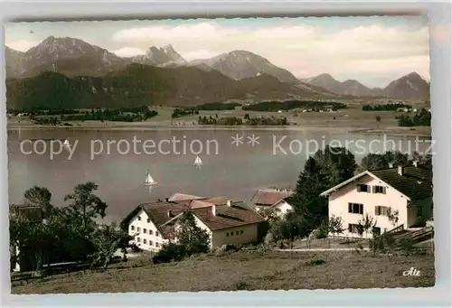 Hopfen See Breitenberg mit Aggenstein Kat. Fuessen