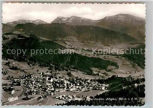 Oberstaufen Fliegeraufnahme Kat. Oberstaufen