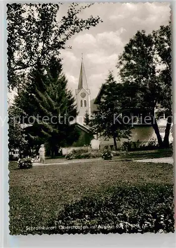 Oberstaufen Kirche Park Kat. Oberstaufen