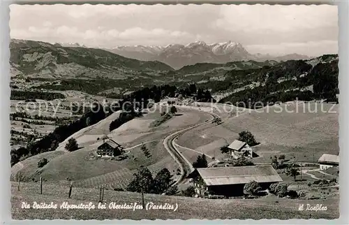 Oberstaufen Churer Firsten mit Saentisgruppe Kat. Oberstaufen