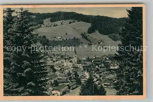 Oberstaufen Blick vom Staufenberg Kat. Oberstaufen