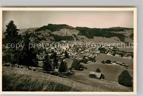 Oberstaufen Kalzhofer Strasse Panorama Kat. Oberstaufen