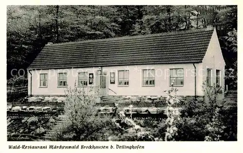Brockhausen Deilinghofen Wald Restaurant Maerchenwald Kat. Hemer