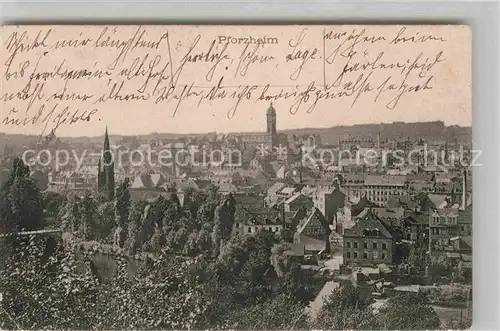 Pforzheim Panorama Kat. Pforzheim