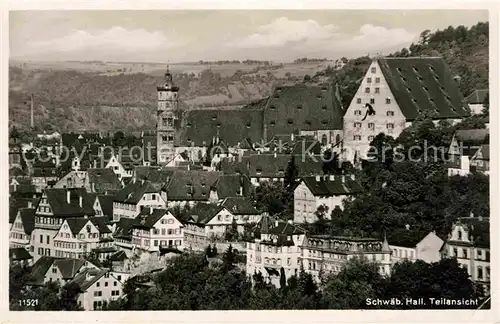 Schwaebisch Hall Panorama Kat. Schwaebisch Hall