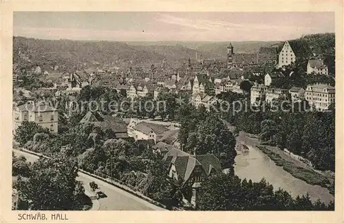 Schwaebisch Hall Panorama Kat. Schwaebisch Hall