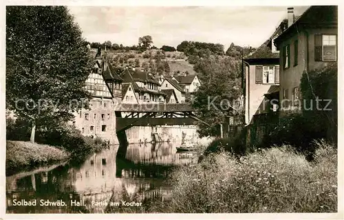 Schwaebisch Hall Partie Kocher Kat. Schwaebisch Hall