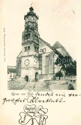 Schwaebisch Hall Sankt Michaelskirche Kat. Schwaebisch Hall