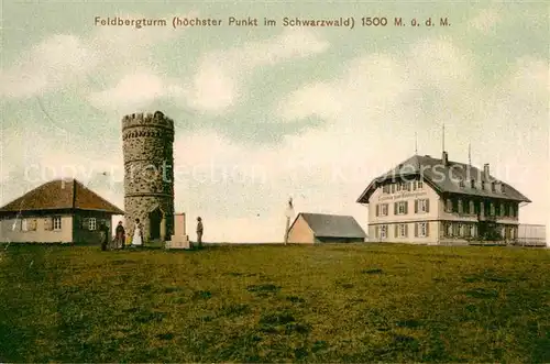 Feldberg Schwarzwald Feldbergturm Aussichtsturm Gasthaus Kat. Feldberg (Schwarzwald)