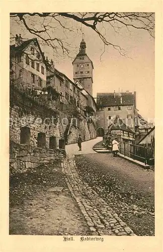 Hall Schwaben Badtorweg Kat. Schwaebisch Hall