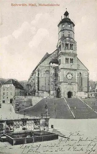 Schwaebisch Hall Michaeliskirche Kat. Schwaebisch Hall