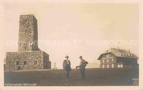 Feldberg Schwarzwald Feldbergturm mit Gasthaus Kat. Feldberg (Schwarzwald)