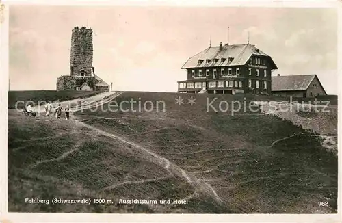 Feldberg Schwarzwald Feldbergturm Aussichtsturm Hotel Berggasthof Kat. Feldberg (Schwarzwald)