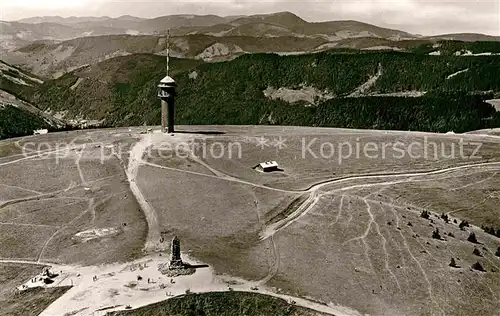 Feldberg Schwarzwald Fernsehturm Bismarckdenkmal Fliegeraufnahme Kat. Feldberg (Schwarzwald)