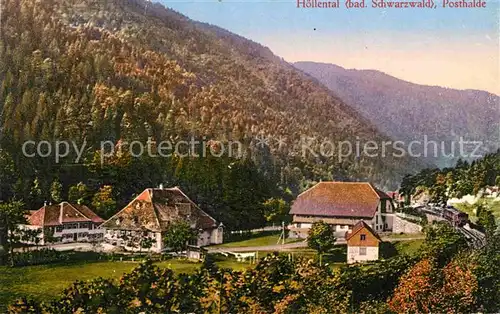 Posthalde Breitnau Hoellental Schwarzwald Kat. Breitnau