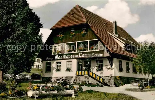 Guendelwangen Gasthaus Pension zum Lamm Kat. Bonndorf