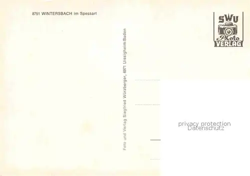 Wintersbach Panorama Kat. Dammbach