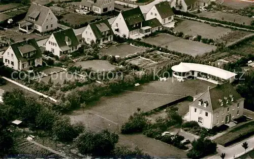 Iburg Bad Fliegeraufnahme Kneipp Sanatorium  Kat. Bad Iburg