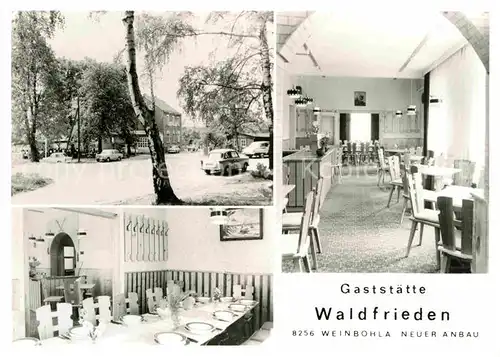 Weinboehla Gaststaette Waldfrieden Kat. Weinboehla