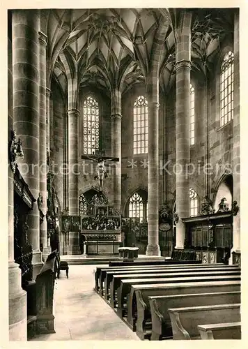 Schwaebisch Hall Stadtkirche Michael Kruziflix Chor Kat. Schwaebisch Hall