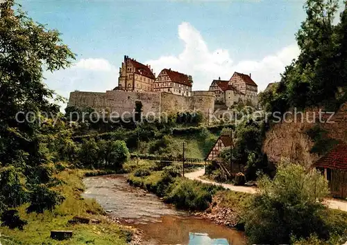 Vellberg Fachwerk Panorama Kat. Vellberg