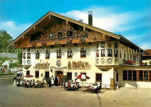 Bernau Chiemsee Gasthof zum alten Wirt Kat. Bernau a.Chiemsee