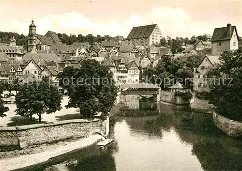 Schwaebisch Hall Kocher Bruecke Altstadt Kat. Schwaebisch Hall